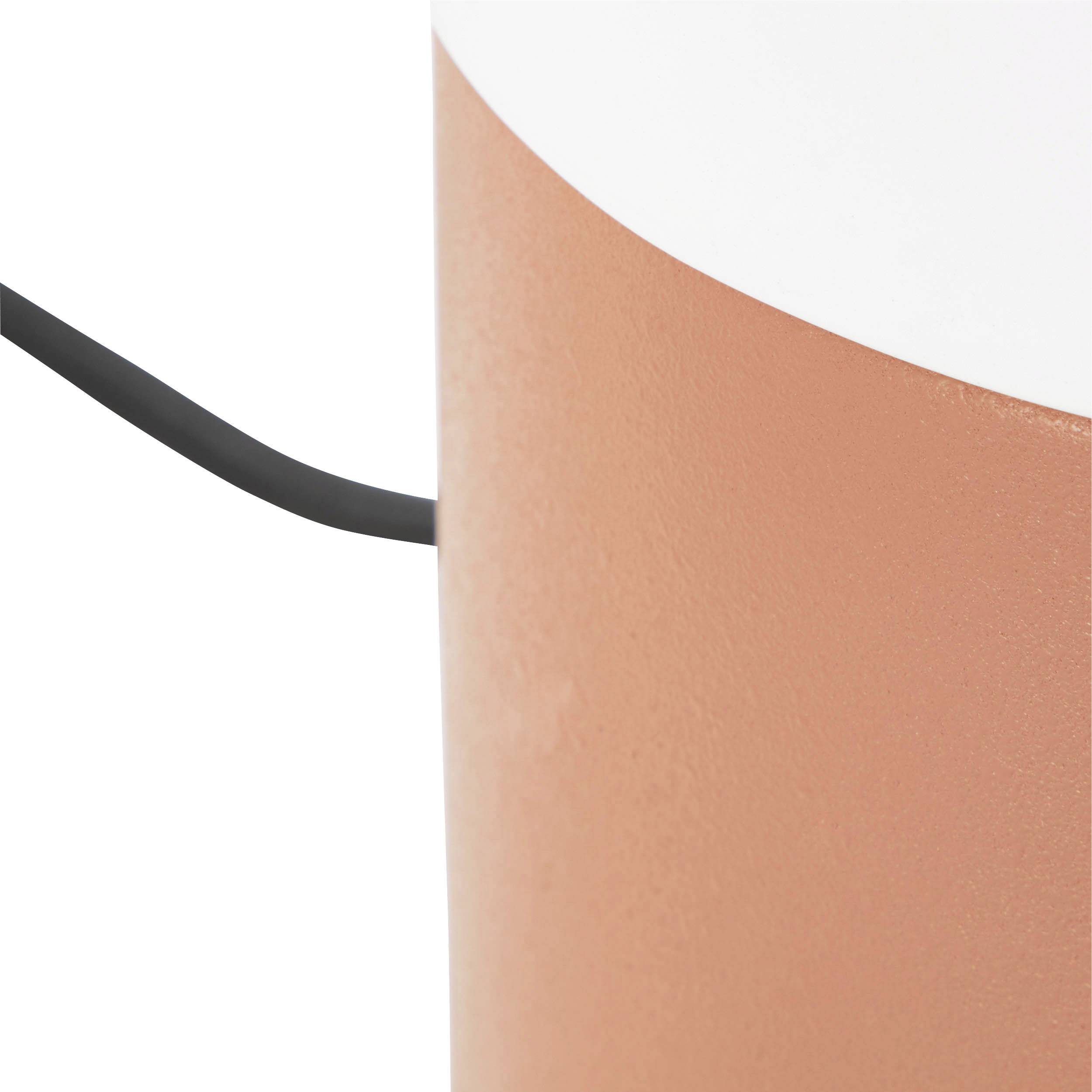 Brilliant Margaux 98842/41 Tischlampe E27 60W Terracotta, Weiß