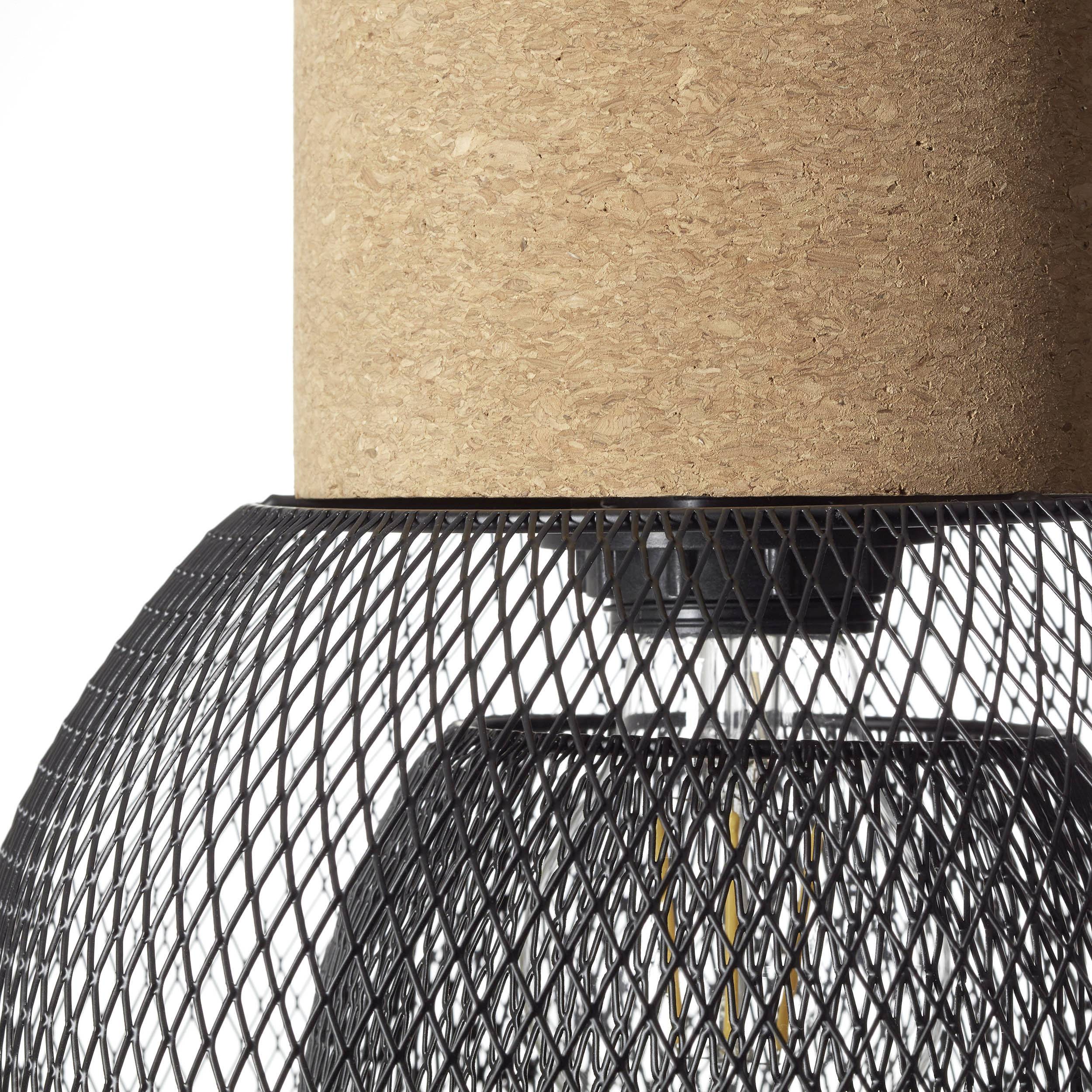 Brilliant 82670/06 Flaka Pendelleuchte G9 6W Schwarz (matt)