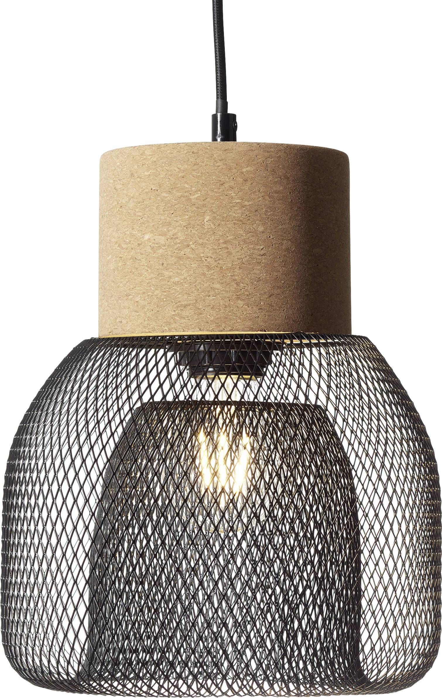 Brilliant 82670/06 Flaka Pendelleuchte G9 6W Schwarz (matt)