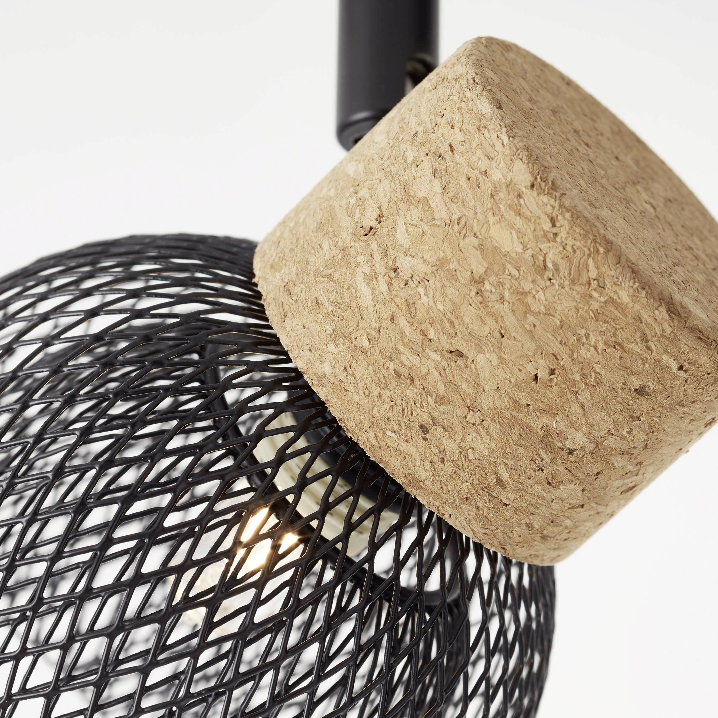 Brilliant 82632/06 Flaka Deckenleuchte G9 6 W Schwarz (matt)