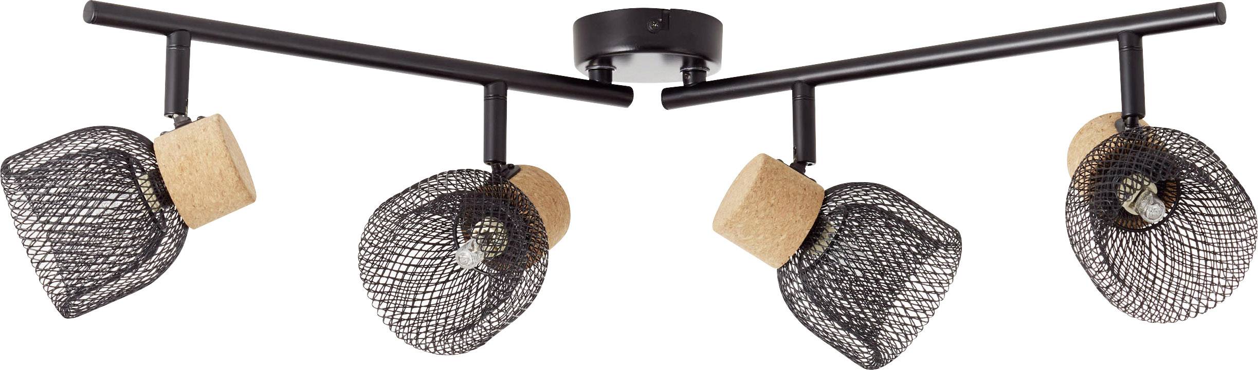 Brilliant 82632/06 Flaka Deckenleuchte G9 6 W Schwarz (matt)