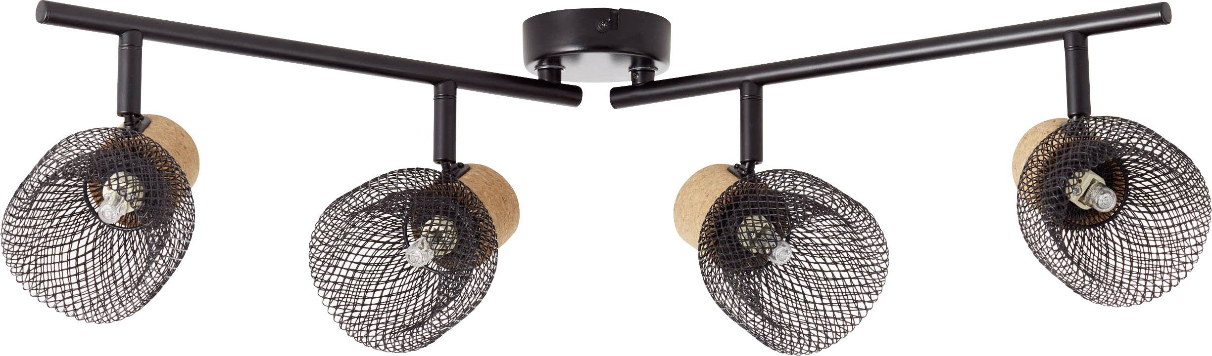 Brilliant 82632/06 Flaka Deckenleuchte G9 6 W Schwarz (matt)