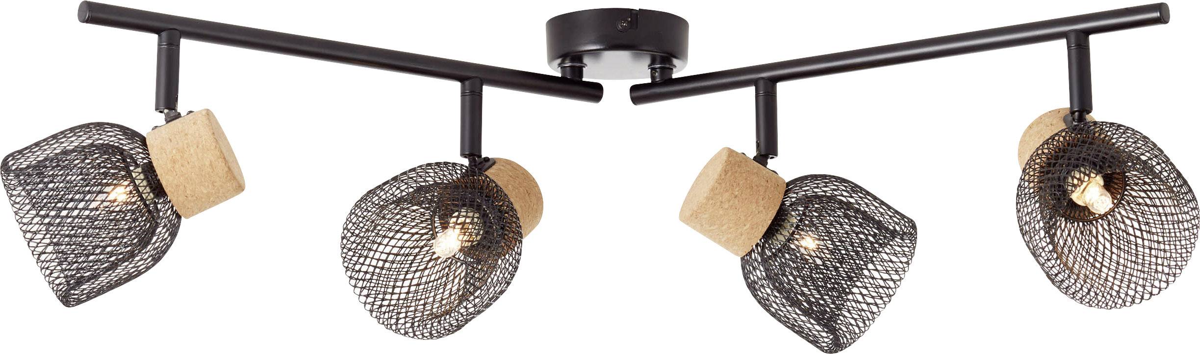 Brilliant 82632/06 Flaka Deckenleuchte G9 6 W Schwarz (matt)