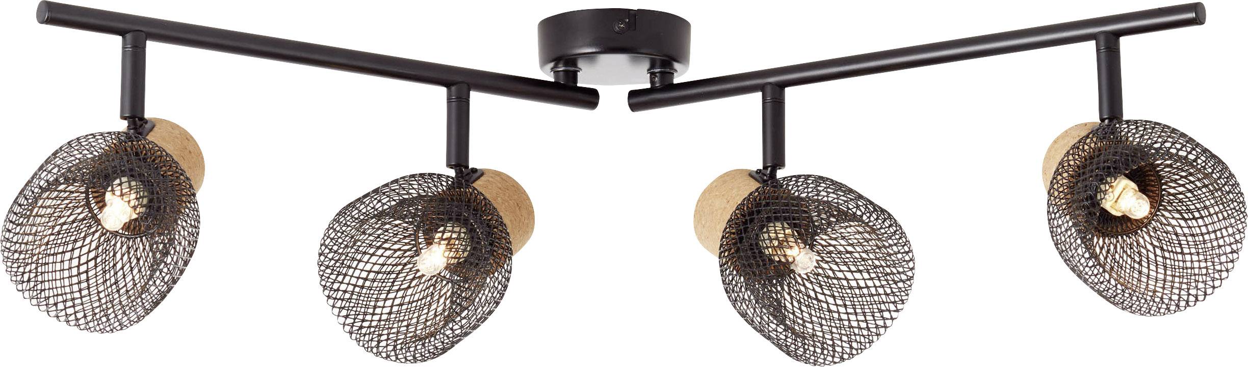 Brilliant 82632/06 Flaka Deckenleuchte G9 6 W Schwarz (matt)