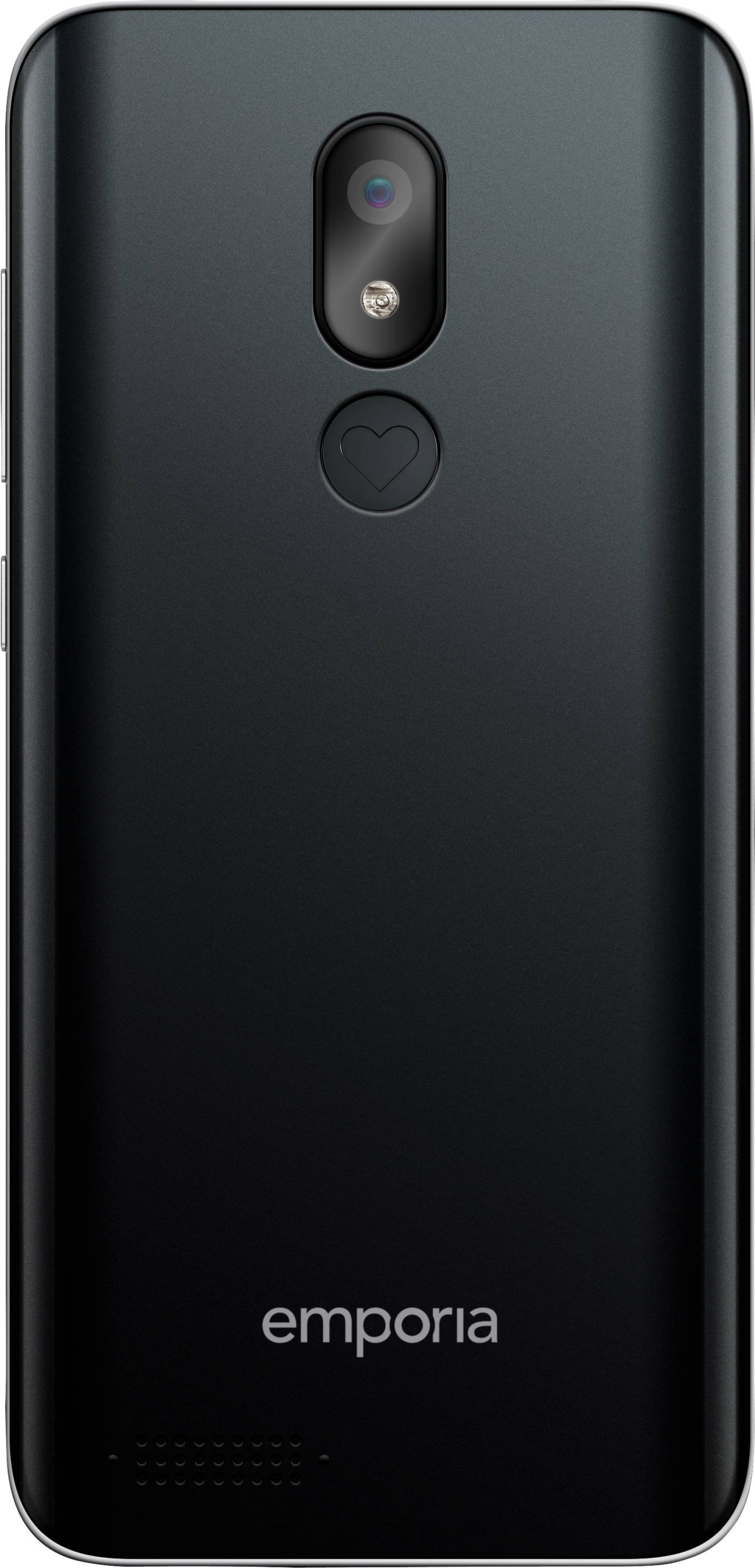 Emporia SMART 3 mini Smartphone 16 GB 12.7 cm (5 Zoll) Schwarz Android™ 9.0 Single-SIM
