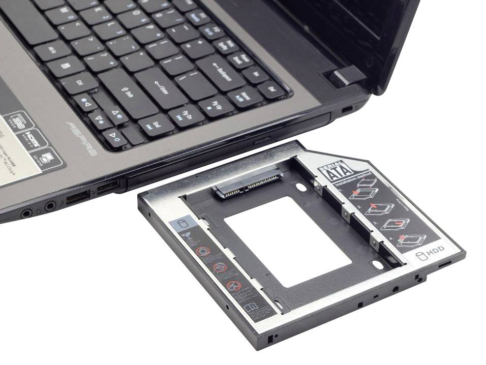 Gembird MF-95-01 2.5 Zoll Festplatten-Einbaurahmen