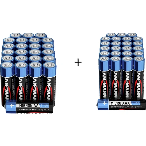 Ansmann Batterie-Set 48St. Ansmann Batterie-Set 48St.