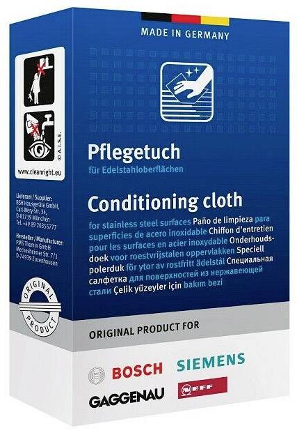 Bosch Edelstahlpflegetücher 5 Stück 69 003 120 07