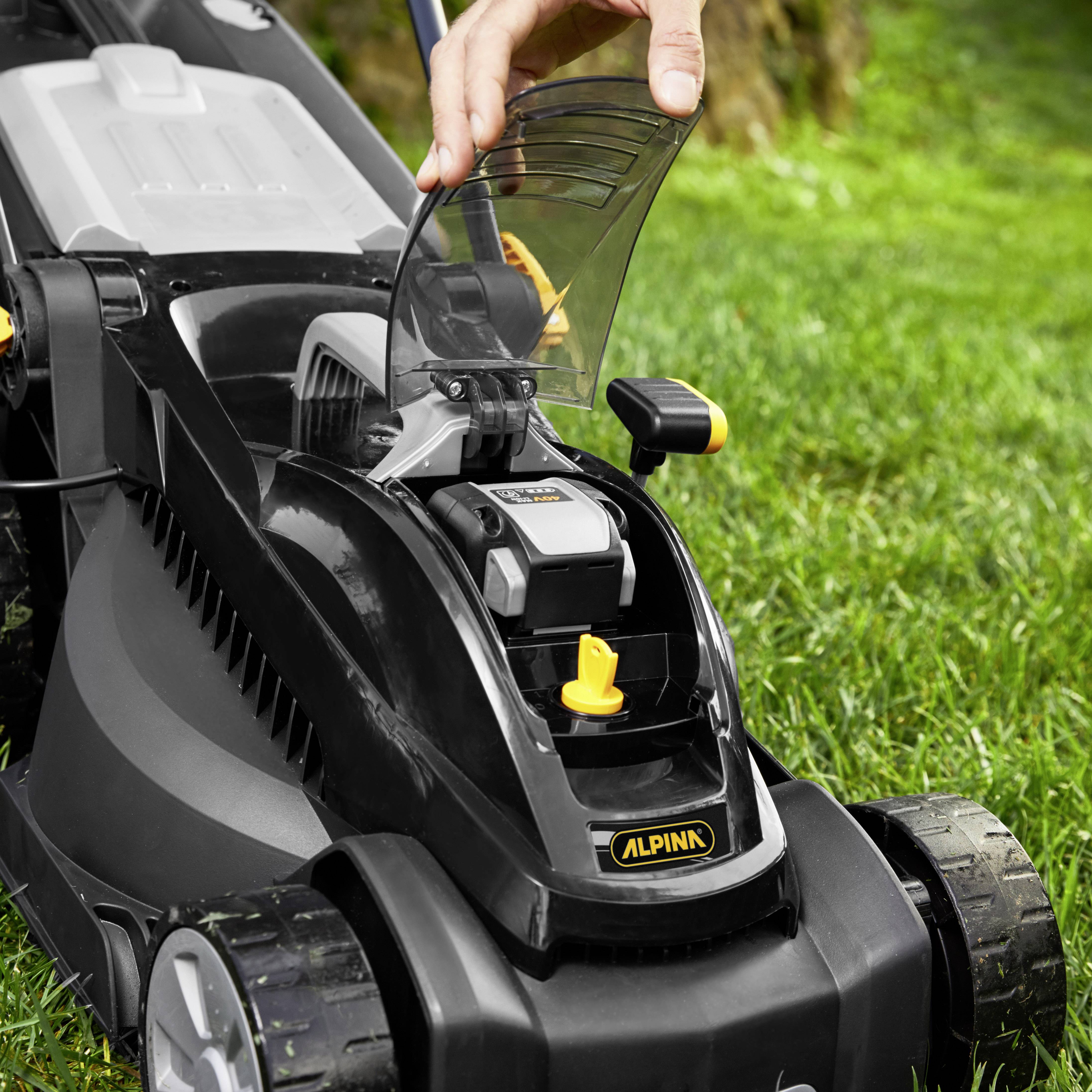 ALPINA Outdoor AL1 38 Li Akku Rasenmäher inkl. Akku 500W 48W Schnittbreite (max.) 38cm