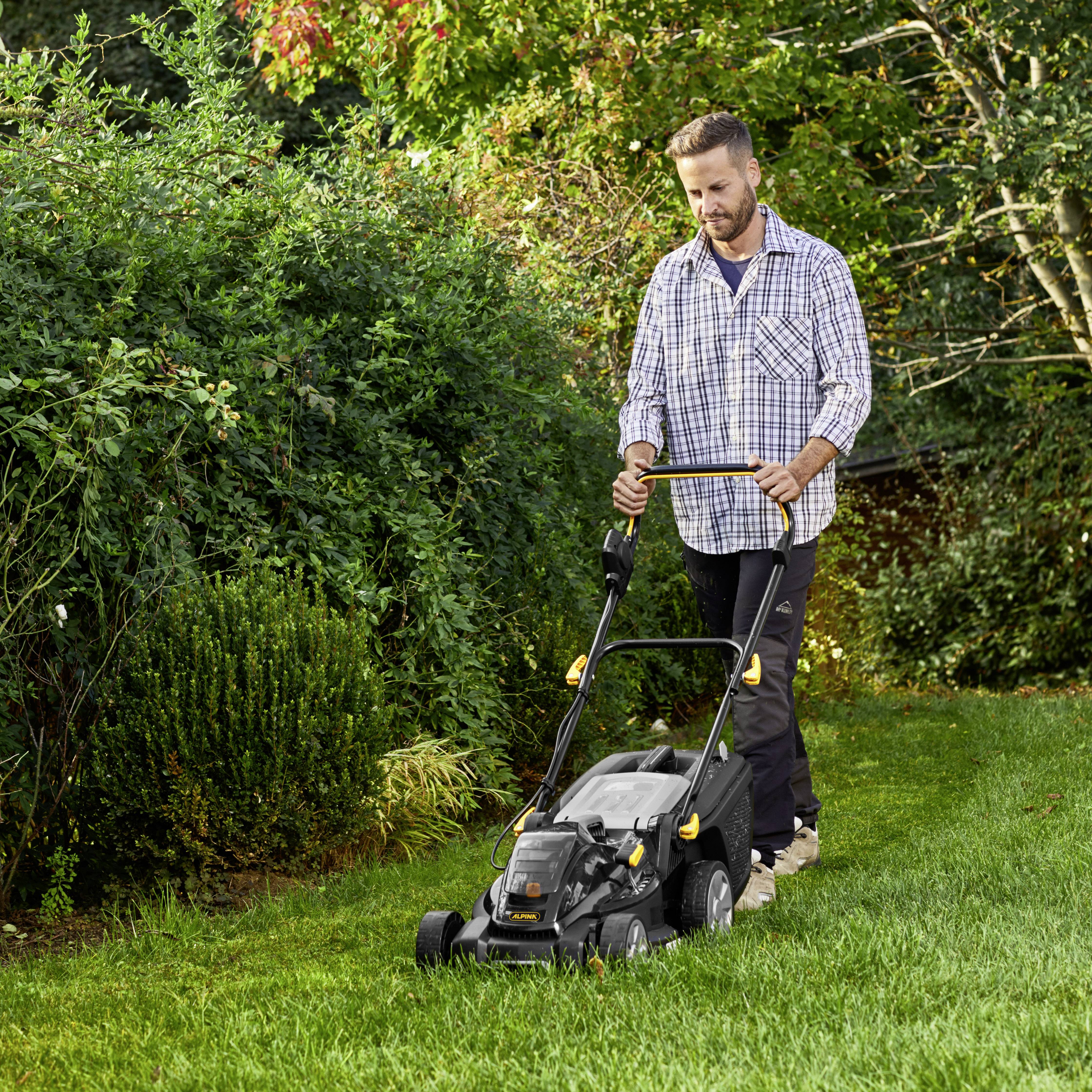 ALPINA Outdoor AL1 38 Li Akku Rasenmäher inkl. Akku 500W 48W Schnittbreite (max.) 38cm