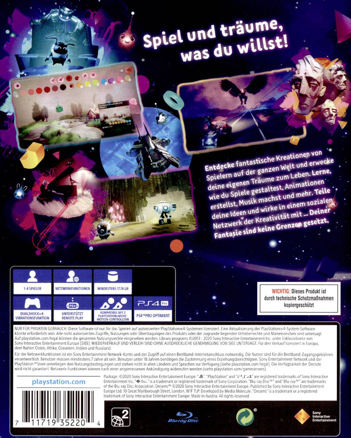 PS4 Dreams PS4 USK: 12