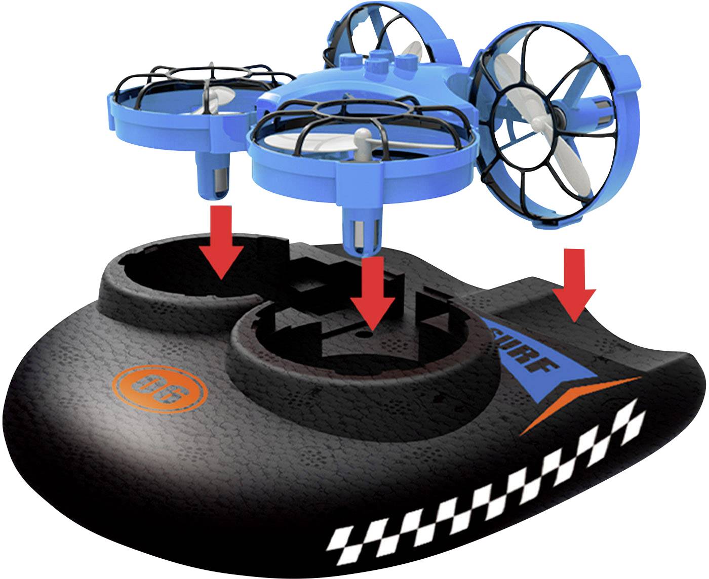 Amewi Trix - 3 in 1 Quadrocopter RtR Einsteiger