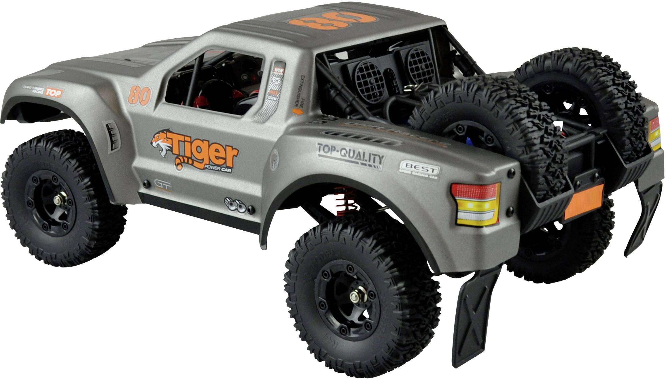 Amewi SC12 Silber Brushed 1:12 RC Modellauto Elektro Short Course Allradantrieb (4WD) RtR 2,4 GHz I