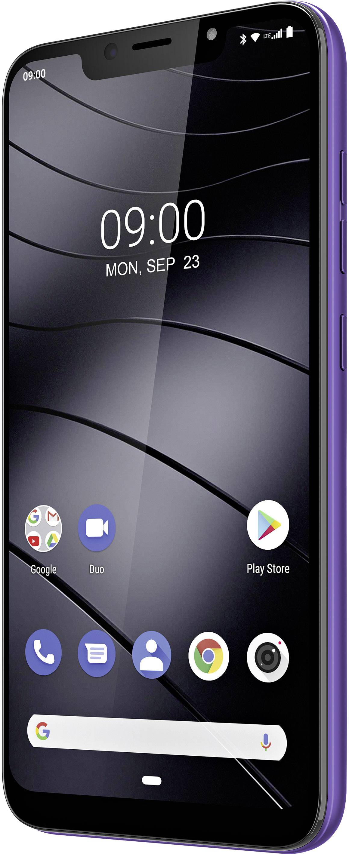 Gigaset GS195 Smartphone 32GB 6.18 Zoll (15.7 cm) Dual-SIM Android™ 9.0 Dark Purple