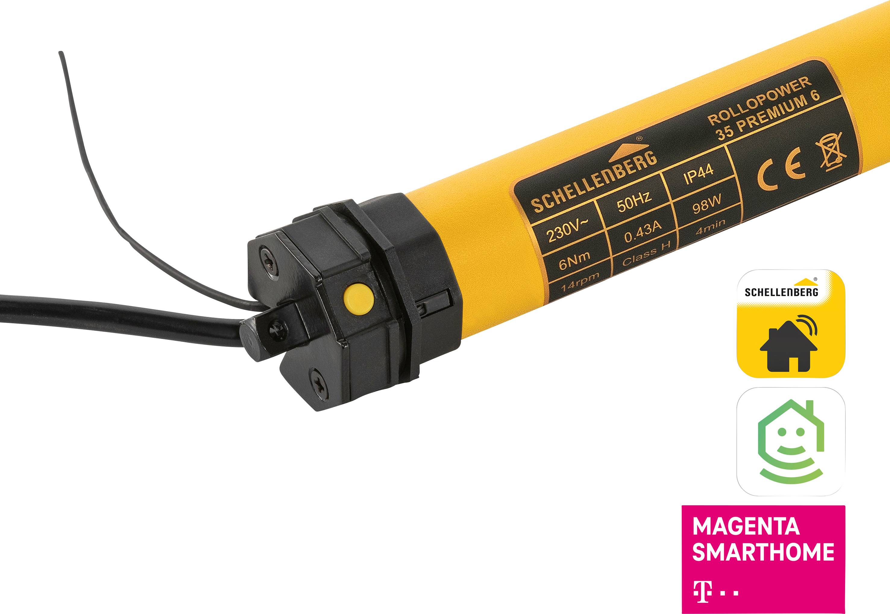 21106 Schellenberg SmartHome Rohrmotor Einbau Premium Mini