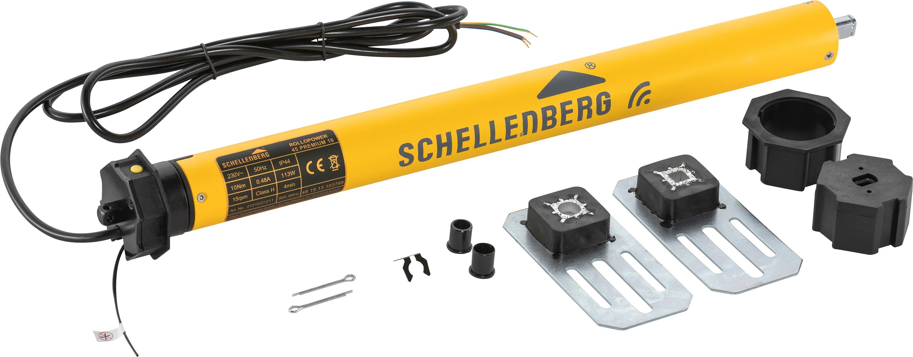 21210 Schellenberg SmartHome Rohrmotor Einbau Premium Maxi