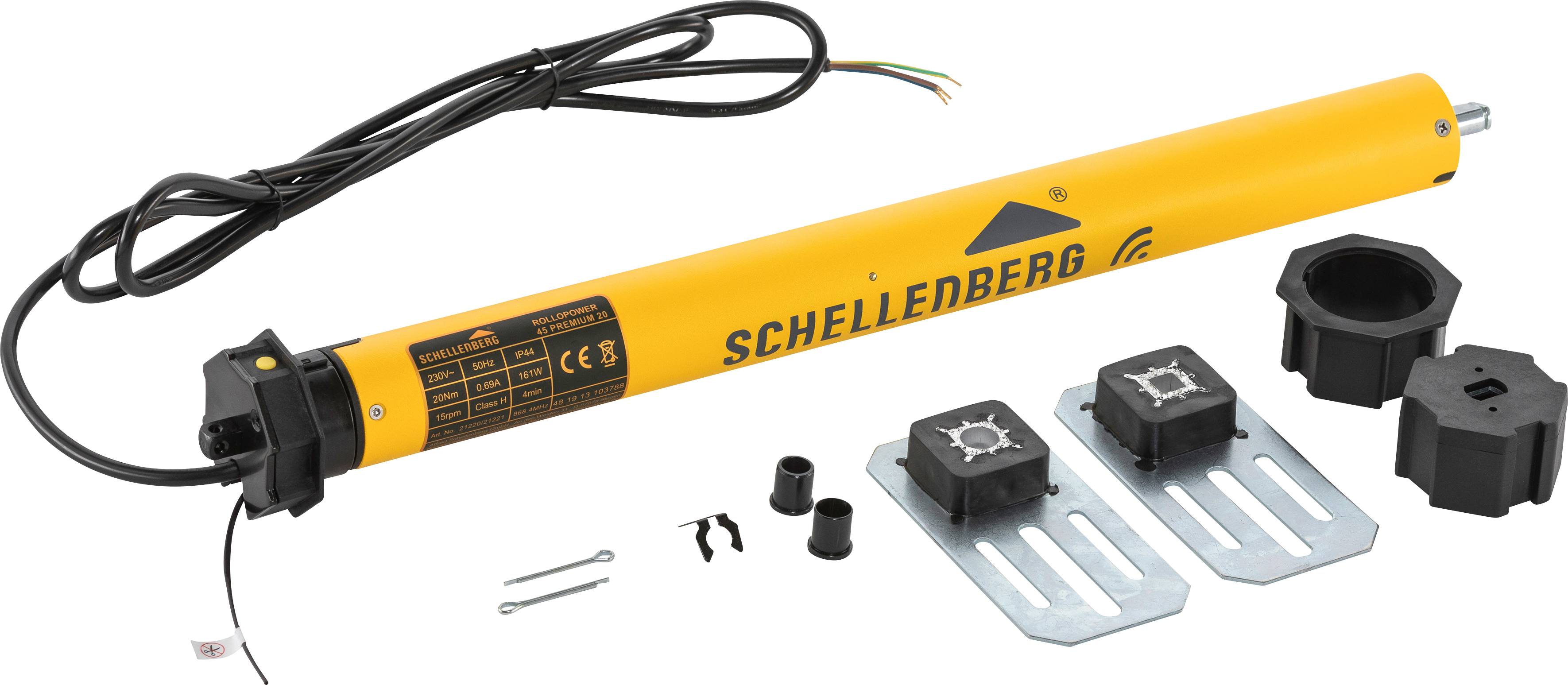 21220 Schellenberg SmartHome Rohrmotor Einbau Premium Maxi