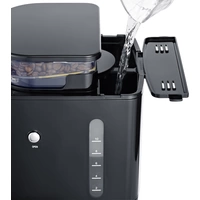 Severin KA 4813 Kaffeemaschine Schwarz, Edelstahl (gebürstet) Fassungsvermögen Tassen=10 Display, Glaskanne, mit Mahlwerk Severin KA 4813 Kaffeemaschine Schwarz, Edelstahl (gebürstet) Fassungsvermögen Tassen=10 Display, Glaskanne, mit Mahlwerk