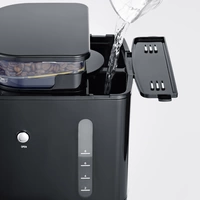 Severin Filterkaffeemaschine mit Mahlwerk und Edelstahl-Thermokanne, Kaffeemaschine Schwarz, Edelstahl (gebürstet Severin Filterkaffeemaschine mit Mahlwerk und Edelstahl-Thermokanne, Kaffeemaschine Schwarz, Edelstahl (gebürstet