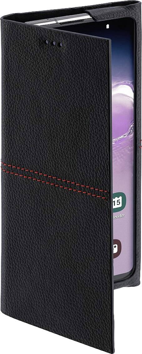 Hama Red Sensation No. 6 Booklet Samsung Galaxy S20 Schwarz, Rot Handy Flip Case, Standfunktion, Induktives Laden 00188537