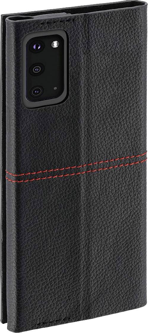 Hama Red Sensation No. 6 Booklet Samsung Galaxy S20 Schwarz, Rot Handy Flip Case, Standfunktion, Induktives Laden 00188537