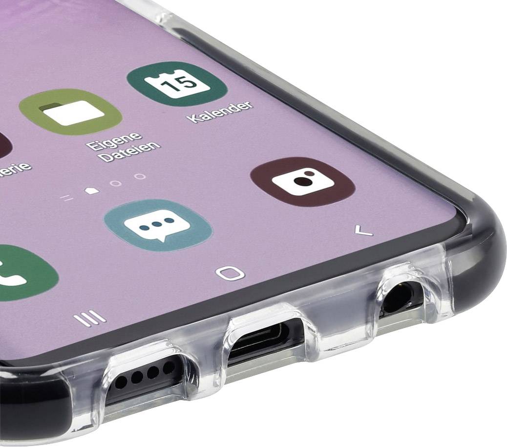 Hama Protector Cover Samsung Galaxy S20+ Transparent, Schwarz