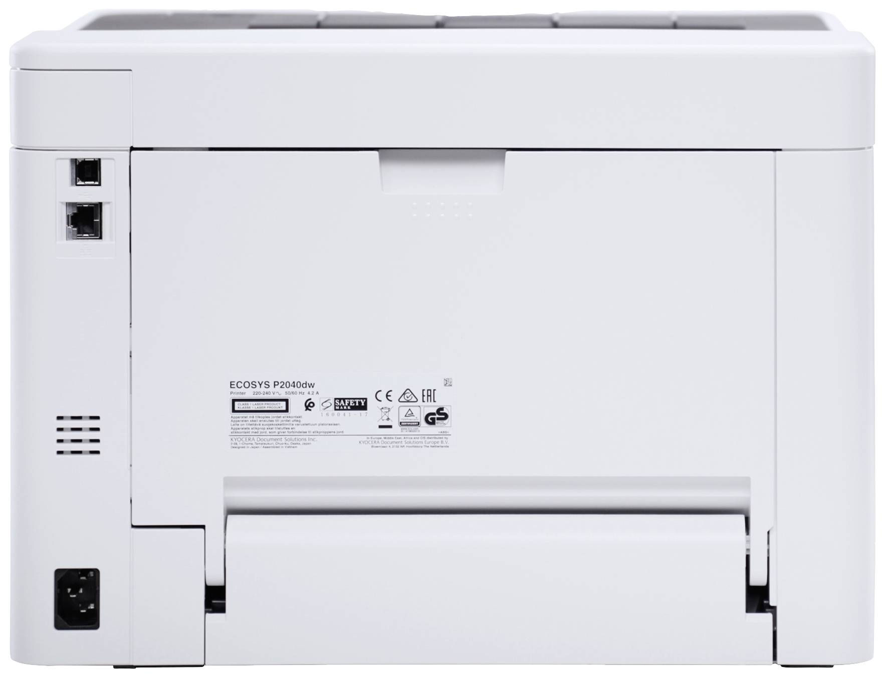 Kyocera ECOSYS P2040dw/KL3 Schwarzweiß Laser Drucker A4 40 S./min 1200 x 1200 dpi LAN, WLAN, Duplex