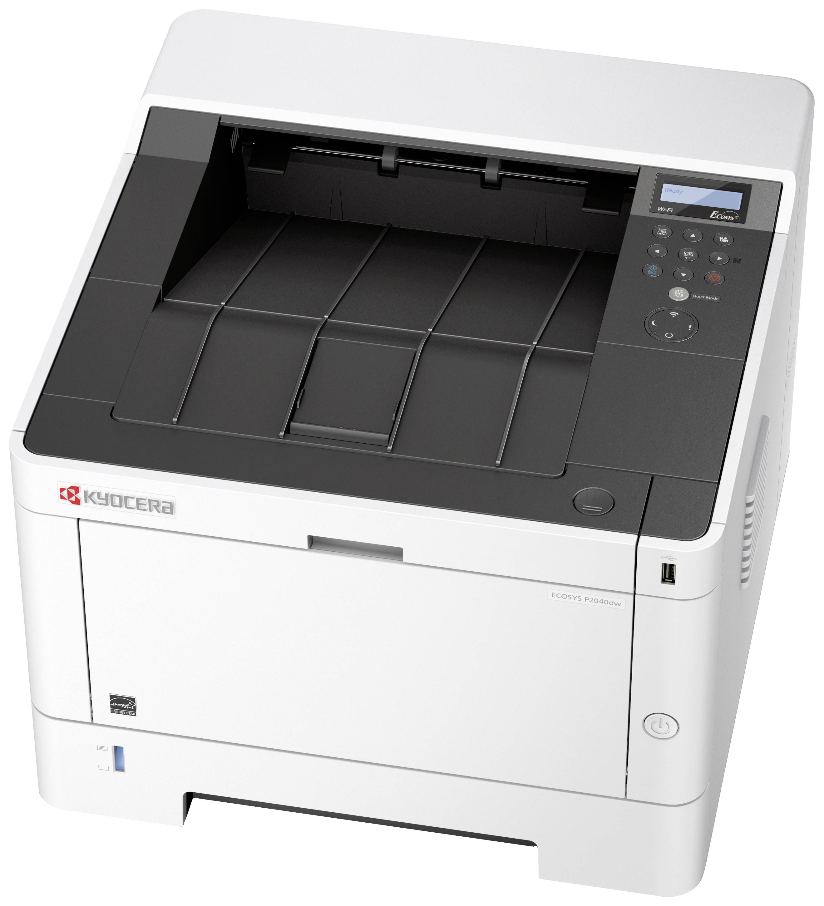 Kyocera ECOSYS P2040dw/KL3 Schwarzweiß Laser Drucker A4 40 S./min 1200 x 1200 dpi LAN, WLAN, Duplex