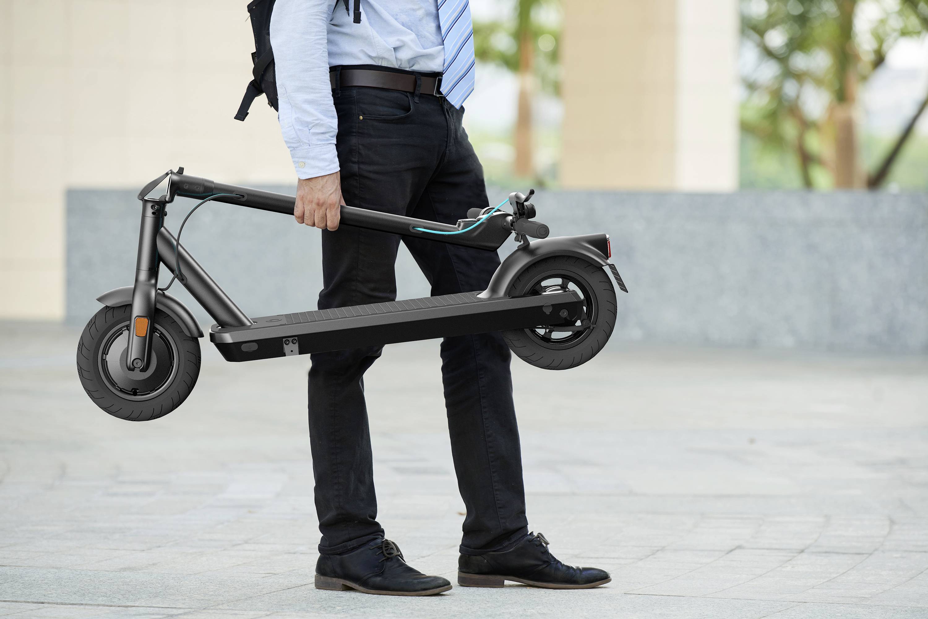 Odys alpha X10 E-Scooter Schwarz Li-Ion 36 V 7.8 Ah Straßenzulassung: Deutschland