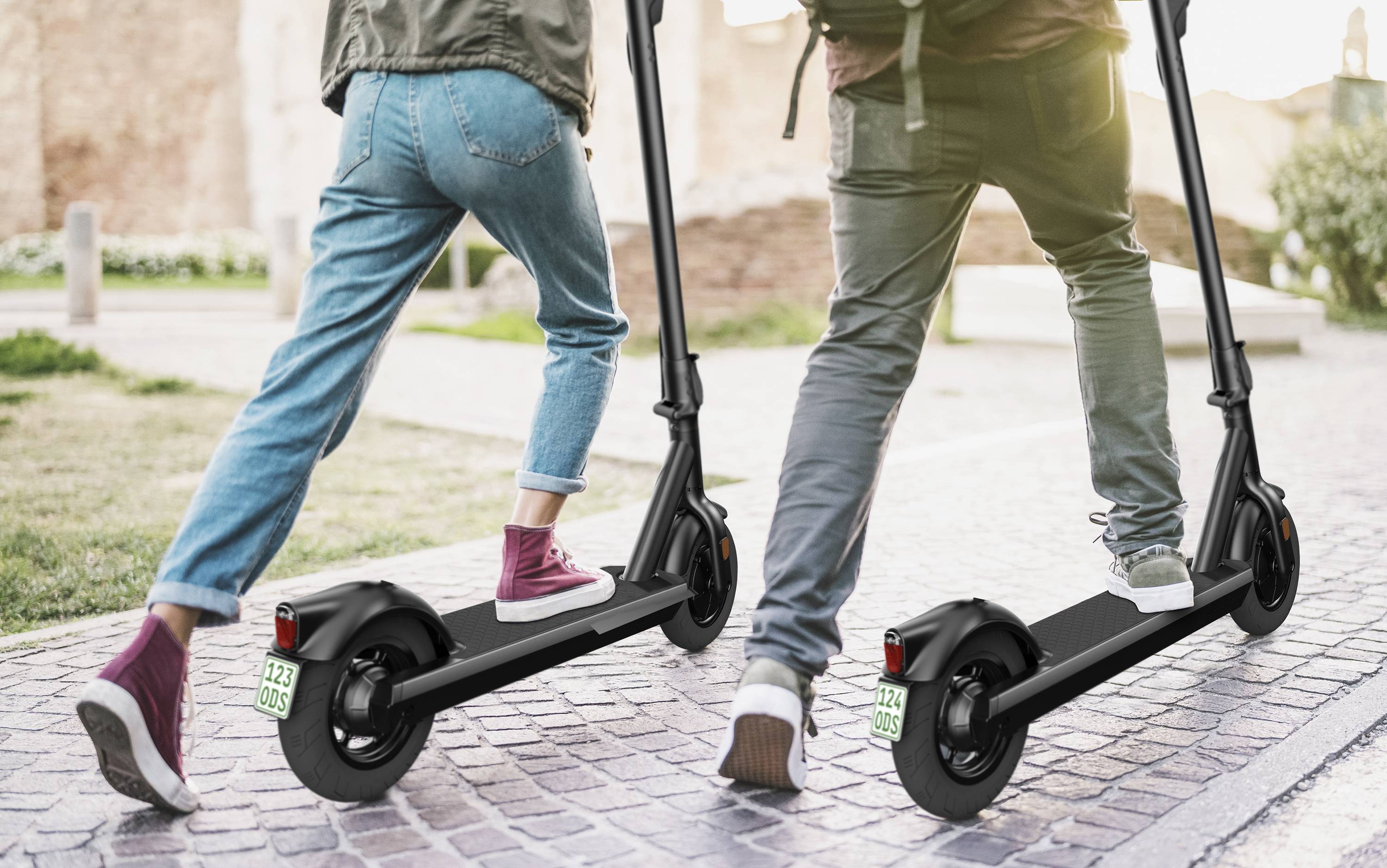 Odys alpha X10 E-Scooter Schwarz Li-Ion 36 V 7.8 Ah Straßenzulassung: Deutschland