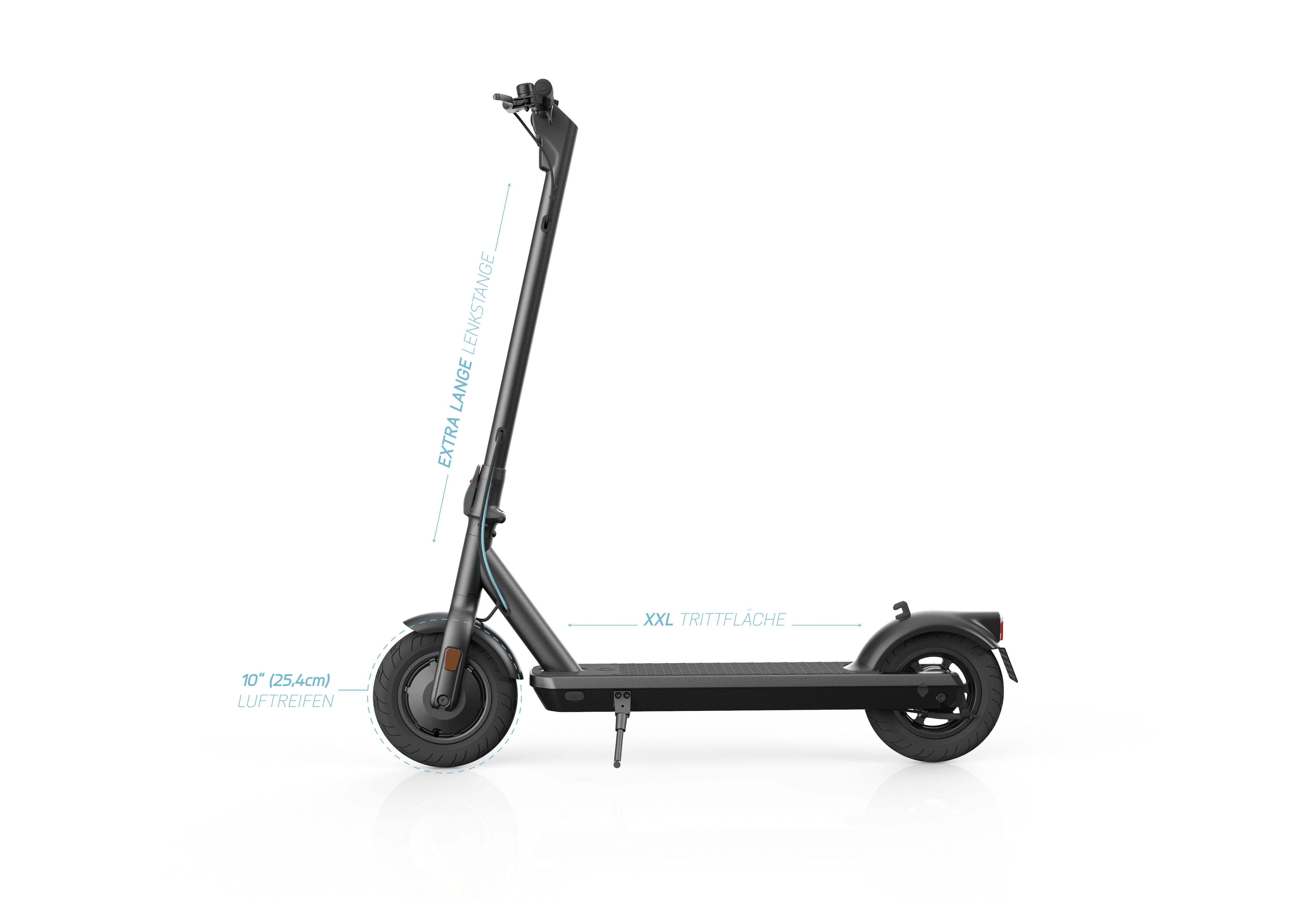 Odys alpha X10 E-Scooter Schwarz Li-Ion 36 V 7.8 Ah Straßenzulassung: Deutschland