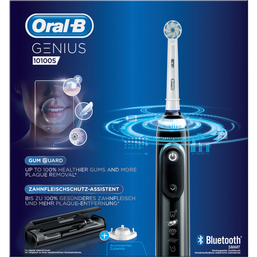 Oral-B 10100S black 10100S black Electric toothbrush Rotating/vibrating/pulsating Black