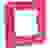 Dahle Aimant Mega Magnet Square XL, pink, 75 x 75 mm, inkl. Fotohalterung (l x H) 75 mm x 75 mm rose 76-95553-14823