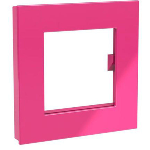 Dahle Aimant Mega Magnet Square XL, pink, 75 x 75 mm, inkl. Fotohalterung (l x H) 75 mm x 75 mm rose 76-95553-14823