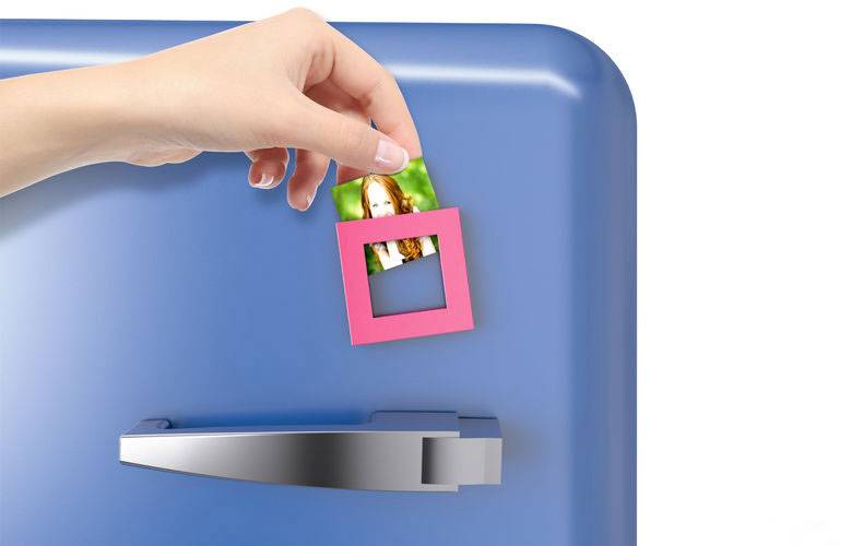 Dahle Magnet Mega Magnet Square XL, pink, 75 x 75 mm, inkl. Fotohalterung (B x H) 75mm x 75mm Pink 76-95553-14823