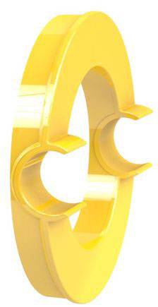 Dahle Magnet Mega Magnet Circle XL, gelb - 80 mm, mit Halter (Ø) 80mm Gelb (glänzend) 76-95551-14822