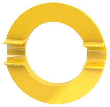 Dahle Magnet Mega Magnet Circle XL, gelb - 80 mm, mit Halter (Ø) 80mm Gelb (glänzend) 76-95551-14822