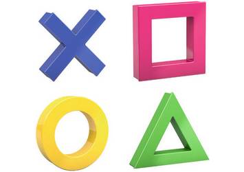 Dahle Magnet Set Mega Magnet Mini Je 1 X Kreuz Kreis Dreieck Quadrat 45 X 45mm B X H 45mm X 45mm Farbig Sortiert 1 St Digitalo