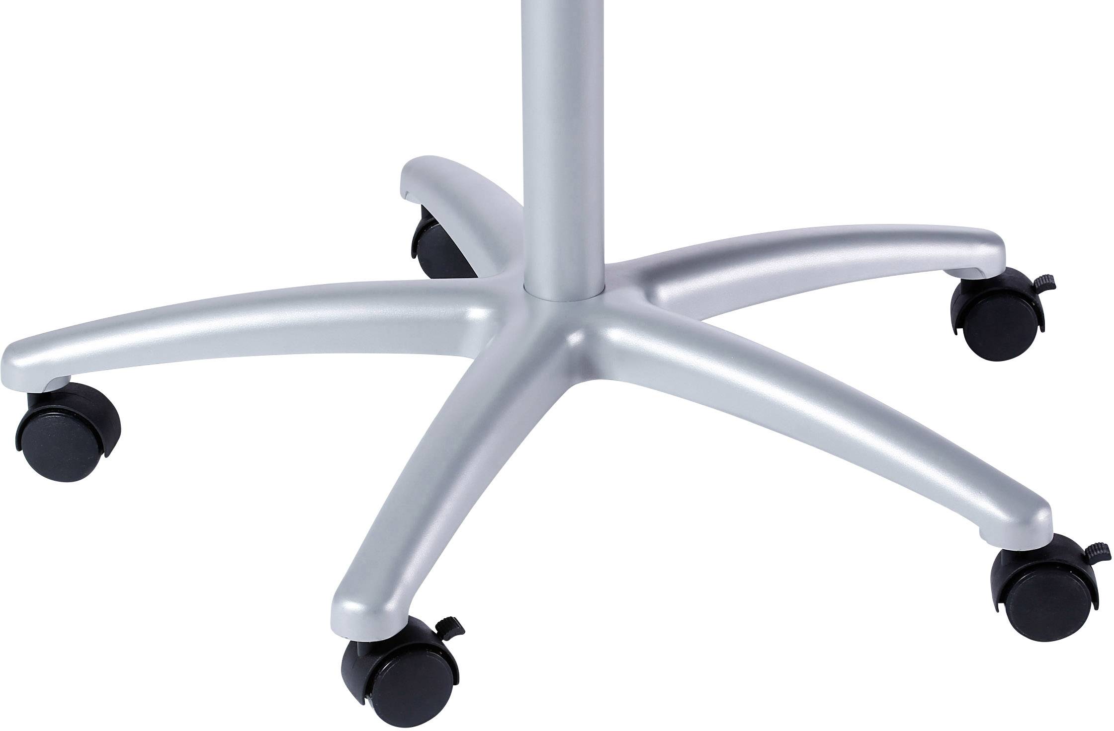 Dahle Flipchart 96012 Glas-Flipchart (B x H) 70cm x 100cm Silber höhenverstellbar, beschriftbar, abwischbar, magnethaftend, Inkl