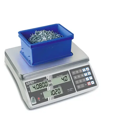 Kern CXB 6K2NM+C Zählwaage kalibriert (DAkkS-akkreditiertes Labor) Wägebereich (max.) 6kg Ablesbarkeit 2g netzbetrieben Mehrfarbig Kern CXB 6K2NM+C Zählwaage kalibriert (DAkkS-akkreditiertes Labor) Wägebereich (max.) 6kg Ablesbarkeit 2g netzbetrieben Mehrfarbig