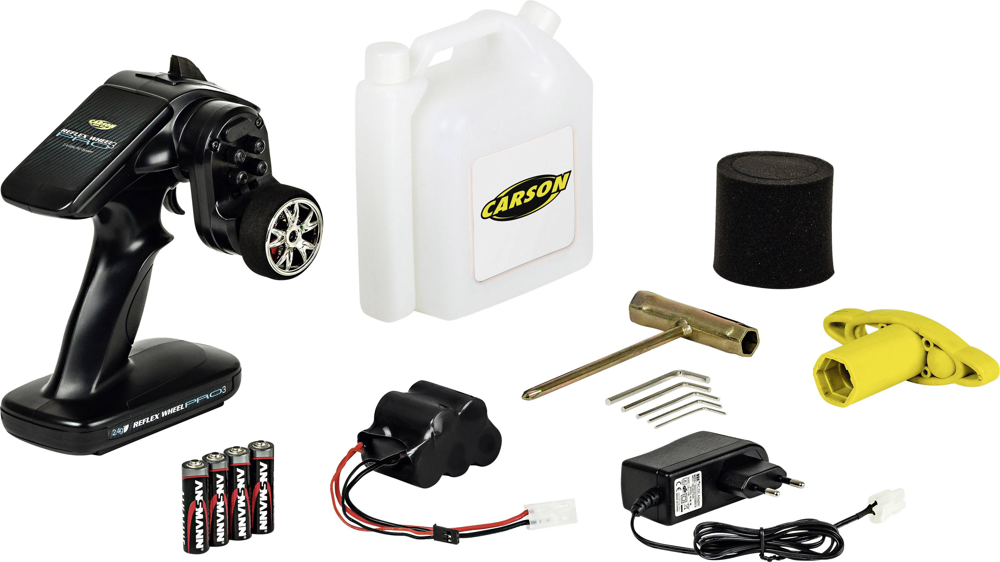 Carson Modellsport Wild GP Attack 1:5 RC Modellauto Benzin Buggy Heckantrieb (2WD) RtR 2,4GHz