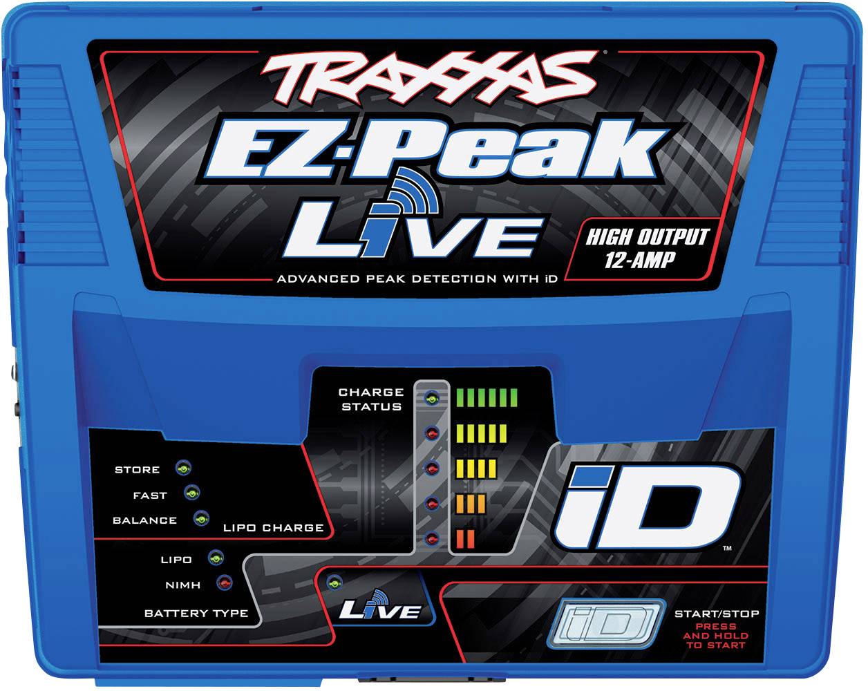 Traxxas EZ-Peak Live Modellbau-Ladegerät 12A LiPo, NiMH Minus-Delta-U Abschaltung, Akkuerkennung, Temperaturüberwachung