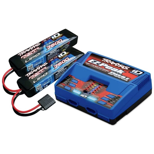 Traxxas EZ-Peak Plus Dual +2x LiPo-Akku Modellbau-Ladegerät 8A LiPo, NiMH Minus-Delta-U Abschaltung, Akkuerkennung Traxxas EZ-Peak Plus Dual +2x LiPo-Akku Modellbau-Ladegerät 8A LiPo, NiMH Minus-Delta-U Abschaltung, Akkuerkennung