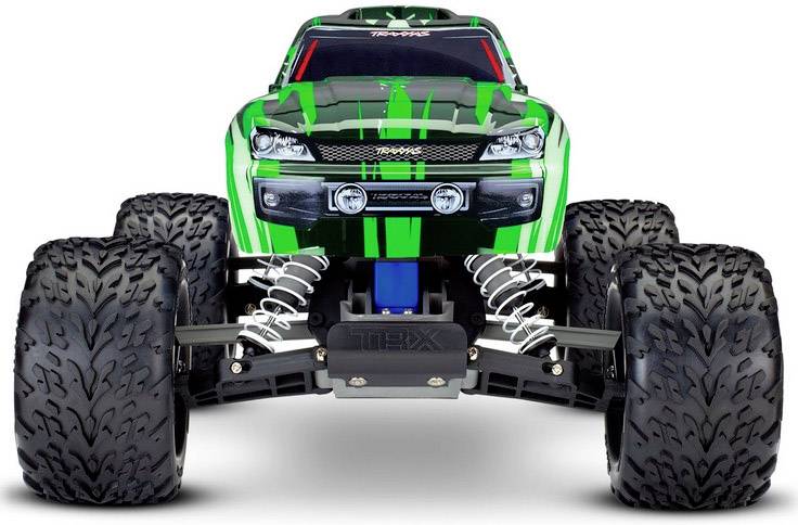 Traxxas Stampede Grün Brushed 1:10 RC Modellauto Elektro Monstertruck Heckantrieb (2WD) RtR 2,4GHz