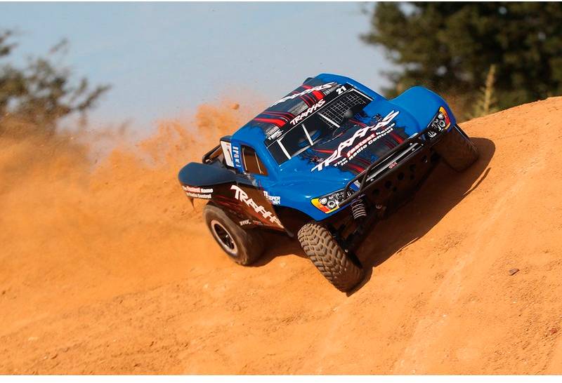 Traxxas Slash VXL Schwarz, Blau Brushless 1:10 RC Modellauto Elektro Short Course Heckantrieb (2WD) RtR 2,4GHz