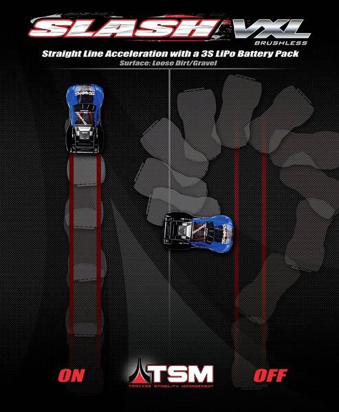 Traxxas Slash VXL Schwarz, Blau Brushless 1:10 RC Modellauto Elektro Short Course Heckantrieb (2WD) RtR 2,4GHz