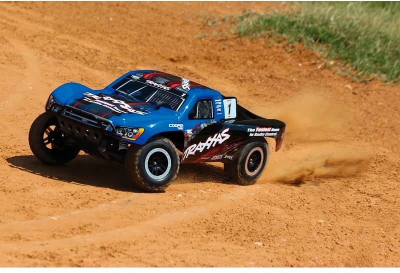 Traxxas Slash VXL Schwarz, Blau Brushless 1:10 RC Modellauto Elektro Short Course Heckantrieb (2WD) RtR 2,4GHz