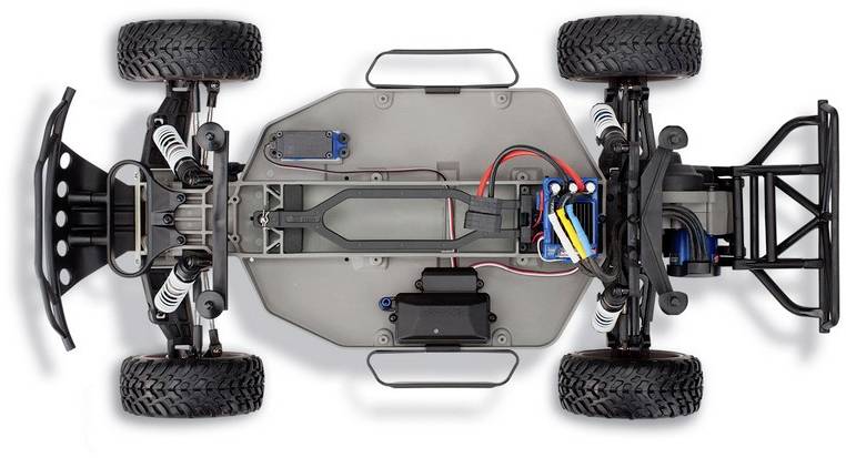 Traxxas Slash VXL Schwarz, Blau Brushless 1:10 RC Modellauto Elektro Short Course Heckantrieb (2WD) RtR 2,4GHz