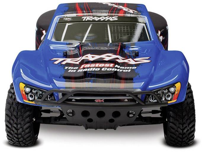 Traxxas Slash VXL Schwarz, Blau Brushless 1:10 RC Modellauto Elektro Short Course Heckantrieb (2WD) RtR 2,4GHz