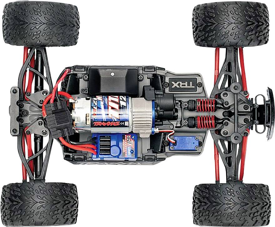 Traxxas E-Revo 4x4 Orange Brushed 1:16 RC Modellauto Elektro Monstertruck Allradantrieb (4WD) RtR 2,4GHz